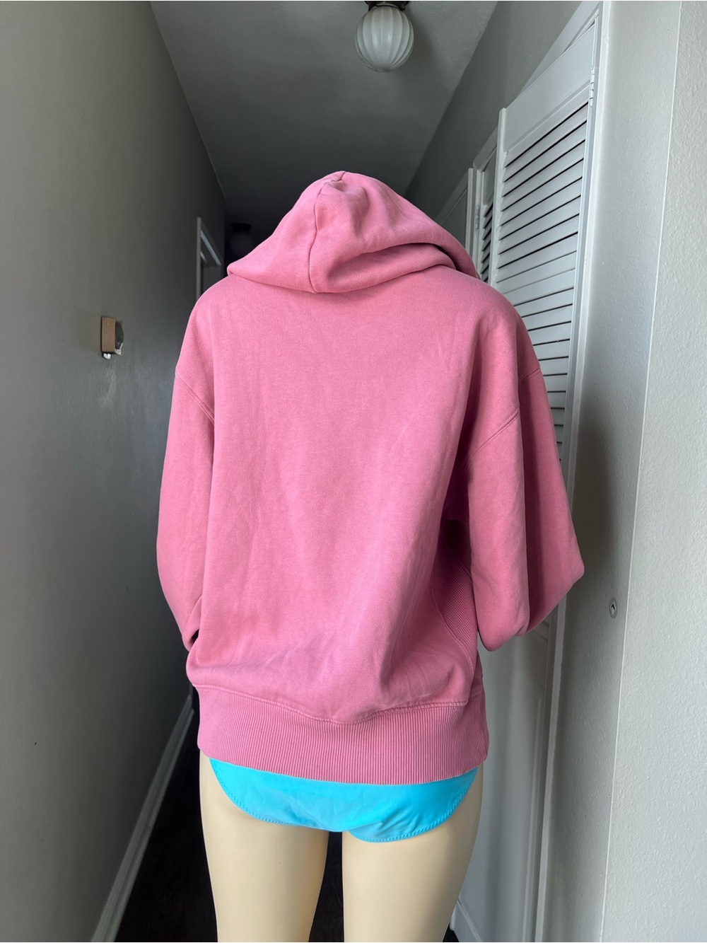 PINK Victoria's Secret Dusty Rose Pullover Hoodie - Picture 3 of 7